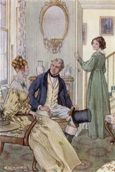 Illustration for Wives and Daughters by Mrs Gaskell